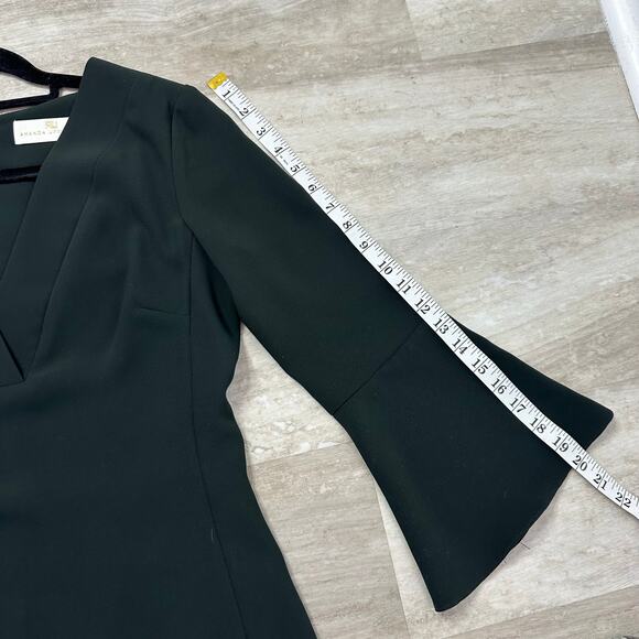 AMANDA UPRICHARD green Fresno Mini Dress Size small - Picture 8 of 9